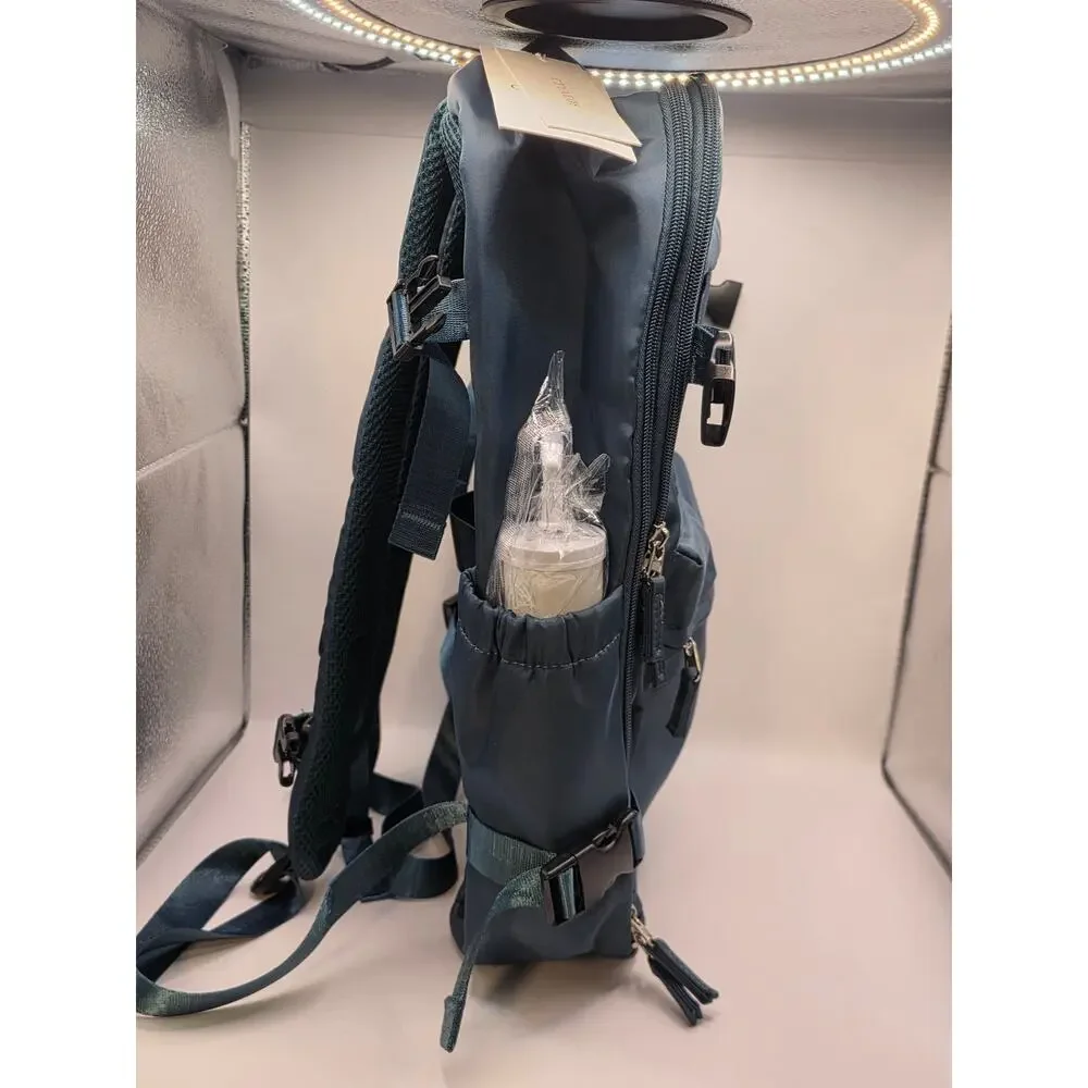 Travel Backpack Carry On Luggage Weekender Bag Blue NEW